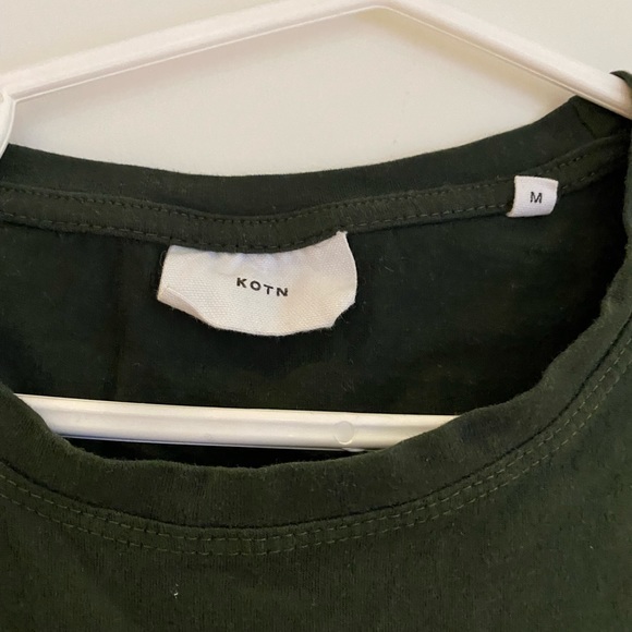 Green cotton T-shirt - Picture 2 of 3